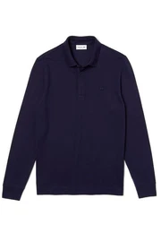 Langarm-Poloshirt Herren Langarm Polo CHEMISE COL BORD PH2481 Marine Dunkelblau