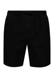 Shorts Herren Shorts VINTAGE OVERDYED SHORT Black Schwarz