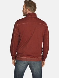 Jan Vanderstorm Sweatjacke SIVID Rot