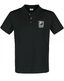 Poloshirt Kurzarm Logo Shirt - RIGG Schwarz