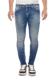 Slim-fit-Jeans im lssigen Used-Look