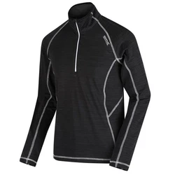 Regatta 2-in-1 Pullover T-Shirt Yonder Powerstretch Midlayer Schwarz/Gelb/Lila/Dunkelrot/Grau/Orange