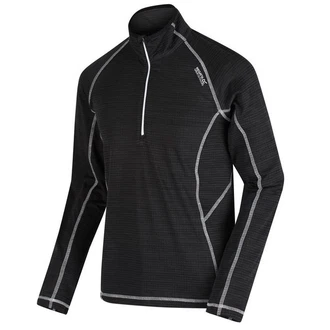 Regatta 2-in-1 Pullover T-Shirt Yonder Powerstretch Midlayer Schwarz/Gelb/Lila/Dunkelrot/Grau/Orange Regatta 2-in-1 Pullover T-Shirt Yonder Powerstretch Midlayer Schwarz/Gelb/Lila/Dunkelrot/Grau/Orange