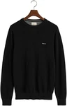Gant Strickpullover R-Neck COTTON PIQUE C-NECK Schwarz/Dunkelblau/Braun/Dunkelrot