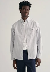 Gant Langarmhemd Regular Fit Oxford Hemd blau/persian blau