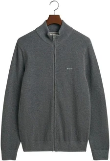 Gant Strickjacke COTTON PIQUE ZIP CARDIGAN