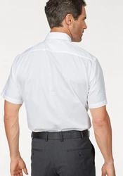 Man's World Kurzarmhemd Rot/Creme/Dunkelrot/Weiß