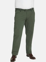 Charles Colby Stoffhose AURELIUS Dunkelgrün/Khaki/Grün