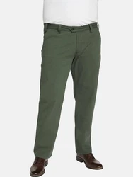 Charles Colby Stoffhose AURELIUS Dunkelgrün/Khaki/Grün