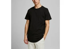 Jack & Jones T-Shirt JJEORGANIC BASIC 3er PACK Dunkelblau/Blau/Hellblau/Weiß