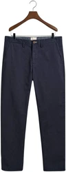 Gant Chinohose Regular Twill  Dunkelblau/Blau