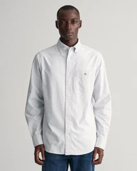 Gant Langarmhemd Regular Fit Oxford Hemd blau