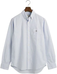 Gant Langarmhemd Regular Fit Oxford Hemd blau