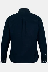 JP1880 Businesshemd Cordhemd Langarm Buttondown Kragen Modern Fit Dunkelblau/Hellblau