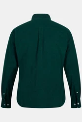 JP1880 Businesshemd Cordhemd Langarm Buttondown Kragen Modern Fit Dunkelgrün/Grün