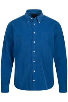 JP1880 Businesshemd Cordhemd Langarm Buttondown Kragen Modern Fit Dunkelblau/Blau JP1880 Businesshemd Cordhemd Langarm Buttondown Kragen Modern Fit Dunkelblau/Blau