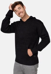 Indicode Strickpullover INLedger Schwarz