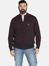 Charles Colby Strickjacke DUKE HAGANSON Dunkelrot/Bordeaux/Lila/Braun