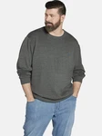 Charles Colby Strickpullover EARL ARCHIE Dunkelgrau/Grau/Braun/Hellgrau