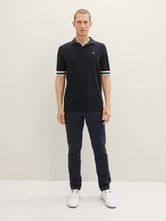 TOM TAILOR 5-Pocket Jeans Travis Slim Chino Dunkelblau/Blau/Hellblau