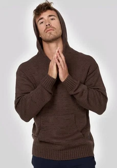 Indicode Strickpullover INLedger Dunkelbraun/Dunkelrot/Braun Indicode Strickpullover INLedger Dunkelbraun/Dunkelrot/Braun