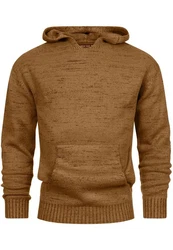 Indicode Strickpullover INLedger Braun