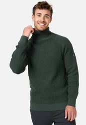 Indicode Strickpullover INHarlan Dunkelgrün/Grün