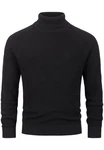 Indicode Strickpullover INHarlan Schwarz/Dunkelgrau