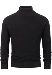 Indicode Strickpullover INHarlan Schwarz/Dunkelgrau