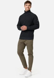 Indicode Strickpullover INHarlan Dunkelgrau/Grau/Schwarz