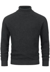 Indicode Strickpullover INHarlan Dunkelgrau/Grau/Schwarz