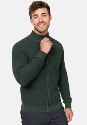 Indicode Sweatjacke INLayton Dunkelgrün/Grün