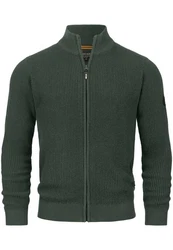 Indicode Sweatjacke INLayton Dunkelgrün/Grün