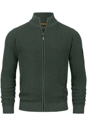 Indicode Sweatjacke INLayton Dunkelgrün/Grün