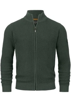 Indicode Sweatjacke INLayton Dunkelgrün/Grün