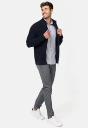 Indicode Sweatjacke INLayton Dunkelblau/Hellblau/Blau