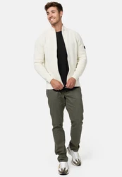 Indicode Sweatjacke INLayton Weiß/Creme/Hellblau