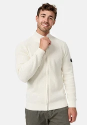Indicode Sweatjacke INLayton Weiß/Creme/Hellblau