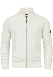 Indicode Sweatjacke INLayton Weiß/Creme/Hellblau