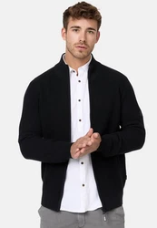 Indicode Sweatjacke INLayton Schwarz/Hellblau