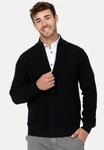 Indicode Sweatjacke INLayton Schwarz/Hellblau