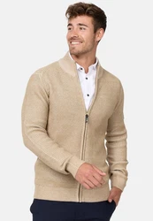 Indicode Sweatjacke INLayton Beige/Khaki/Braun