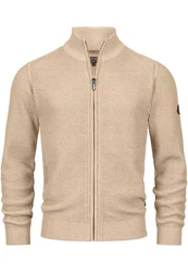 Indicode Sweatjacke INLayton Beige/Khaki/Braun