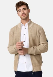 Indicode Sweatjacke INLayton Beige/Khaki/Braun