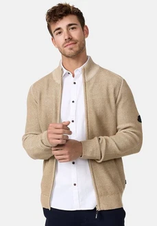 Indicode Sweatjacke INLayton Beige/Khaki/Braun