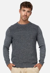 Indicode Strickpullover INReign Dunkelblau/Dunkelgrau/Grau/Hellgrau