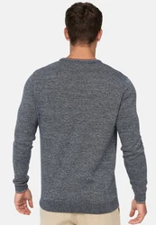 Indicode Strickpullover INReign Dunkelblau/Dunkelgrau/Grau/Hellgrau