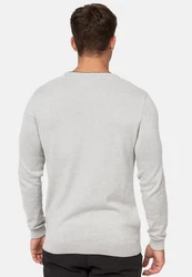 Indicode Strickpullover INReign Grau/Hellgrau