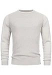 Indicode Strickpullover INReign Grau/Hellgrau