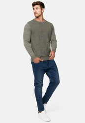 Indicode Strickpullover INReign Dunkelgrün/Khaki/Grün/Grau/Dunkelgrau
